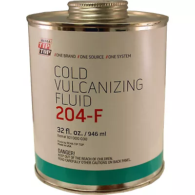 REMA TIP TOP 204-F Cold Vulcanizing Fluid Tire Repair Cement 32oz • $44.87