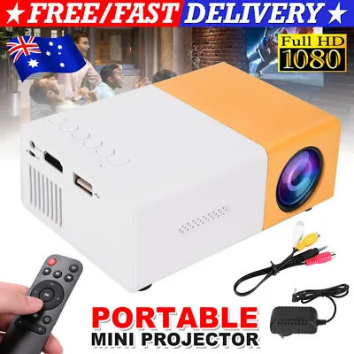 $46.85 • Buy Portable Mini Pocket Projector LED Home Cinema HD 1080P HDMI W/Remote Controller