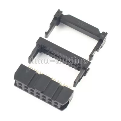 10PCS 2.54mm Pitch 2x7 Pin 14 Pin IDC FC Female Header Socket Connector FC-14 • $1.06