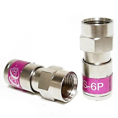 PCT-TRS-6P COAXIAL RG6 Fittings Plenum F Connector CMP RATED COAXIAL CONNECTOR • $32