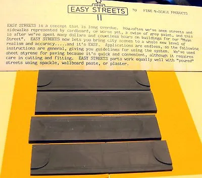 N SCALE:  EZ STREETS  - 4 - 35' Commercial Driveways Sections - FNA-3005 • $4.85