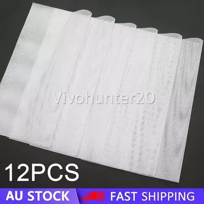 12PCS 14  Reusable Non Stick Silicone Dehydrator Sheets For Fruit Dryer Mesh AU • $23.53