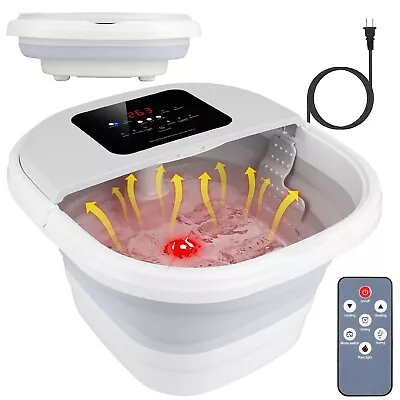 Foot Spa Bath Massager With Heat Bubbles Vibration Digital Temperature Control • $52.88