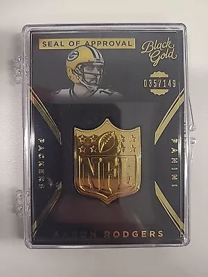 2015 Panini Black Gold Aaron Rogers Seal Of Approval  • $10