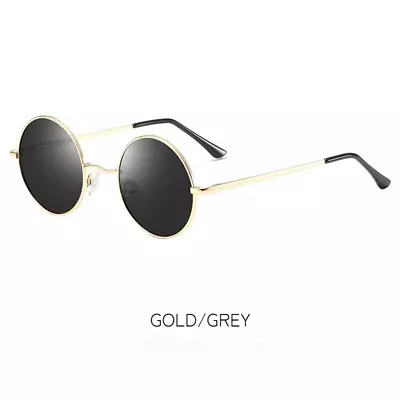 Men Polarized Sunglasses Polarised Round Frame Sports Driving Sun Glasses UV400 • $28.76
