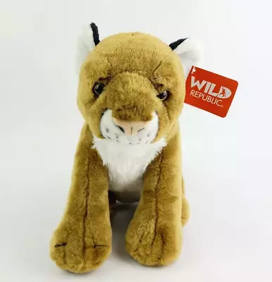 10  Wild Republic Mountain Lion Cat Plush Stuffed Animal With Tags • $19.97