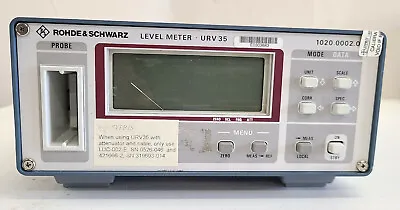 $299.95 • Buy Rohde & Schwarz URV35 Level Meter, DC-26.5GHz Level Meter ( Voltmeter)