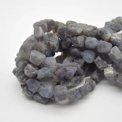 Raw Iolite Nugget Beads - 10mm - 13mm X 13mm - 15mm • £29.99