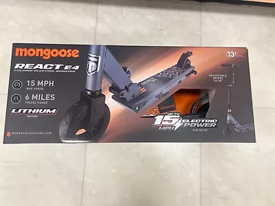 Mongoose React Electric Kids Scooter Boys & Girls Ages 8+ Max Speed 6-15 MP... • $360