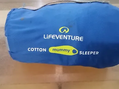 Lifeventure Cotton Mummy Sleeper Adult Duke Of Edinburgh • £15