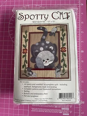 Spotty Cat Wall Quilt Kit • £10