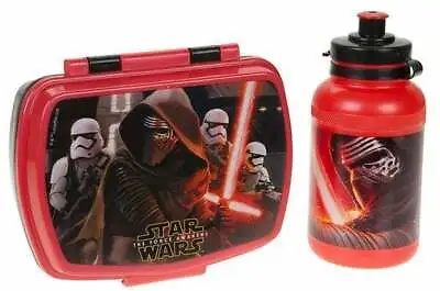 £7.99 • Buy Disney Star Wars The Force Awakens Lunch Box And Sports Bottle Multicoloured