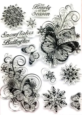 £2.99 • Buy Card Making Scrapbooking Silicon Clear Stamp Set - Pick Your Design