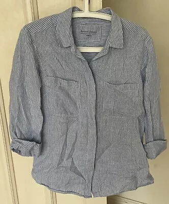 Marks & Spencer Ladies Linen Shirt Size 12 • £10