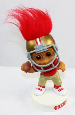 $65 • Buy San Francisco 49ers NFL Troll Doll Russ Helmet Bobblehead 12  Tall W/ (red Hair)