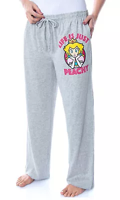 Nintendo Women's Super Mario Princess Peach Life Is Peachy Comfy Pajama Pants • $19.99