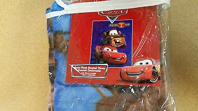 Brand New Official Disney Cars Throw Size Acrylic 50x60 Blanket • $32.99