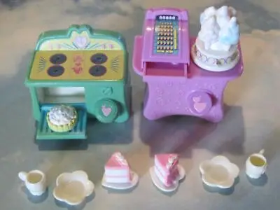 My Little Pony MLP G3 Cotton Candy Ice Cream Cafe Store-STOVE CAKE CASH REGISTER • $19.99
