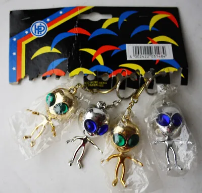 2x Vintage 80's Ufo Alien Et Extra Terrestrial Key Chain Ring Keychain Hp Taiwan • $22.99
