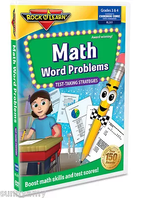 ROCK N LEARN - Math Word Problems - Award Winning Educational DVD (NEW) • $7