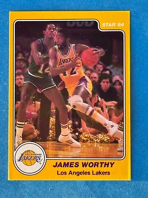 1983-84 Star Co #25 James Worthy Rookie Nba 50 Greatest Rc Tough • $79.99