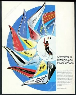 1971 Hart Skis 8 Models Billy Kidd Photo Vintage Print Ad • $29.97