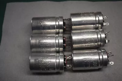 Mallory NOS 3 Sections 20 UF 250 Vdc Electrolytic Can Capacitor Tested Lot Of 6 • $24.99