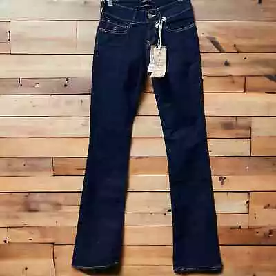 Maison Scotch NWT’s Womens Amsterdams Blauw Mid-rise Boot Cut Jeans. Size 26/32 • $35