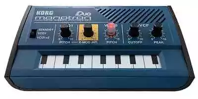 Korg Monotron DUO Analog Ribbon Synthesizer Portable 2VCO With X-Mod/1VCF New • $49.99