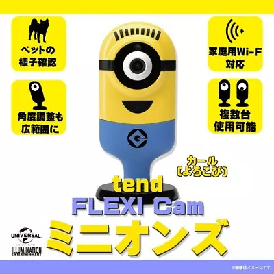 F.K.Solutions Minion Tend Flexi Cam Delighted Carl Happy Face Watching/Security • $91.96