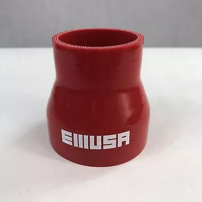 3Ply 2.75  To 2'' Inch Straight Reducer 76mm Silicone Hose Coupler Pipe Red • $9.99