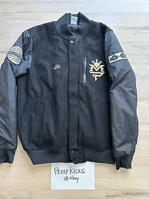 Rare Nike Manny Pacquiao Destroyer Jacket Size L Large Black Bomber Varsity • $499.94