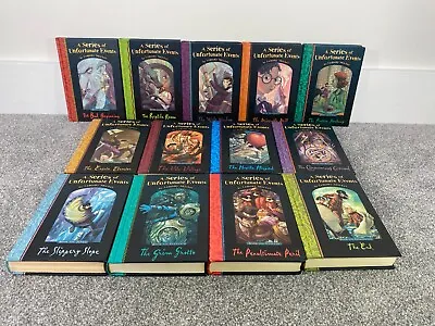 £31.99 • Buy Lemony Snicket's A Series Of Unfortunate Events Complete Set 13 Hardback Books