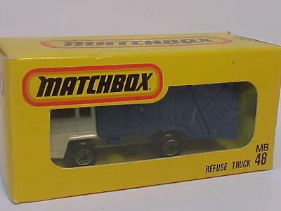 Matchbox Superfast Japan Issue Mb48 Refuse Truck New In Box • $9.99