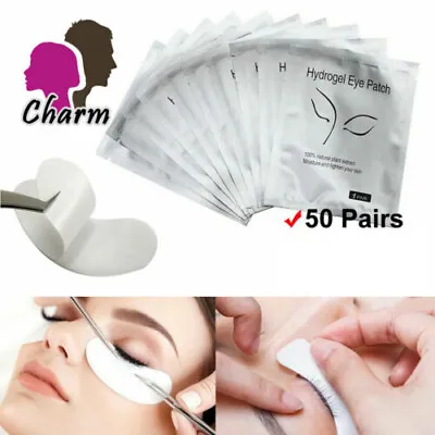 £0.99 • Buy Salon Eyelash Lash Extensions Under Eye Gel Pads Lint Free Patches Make Up Tools