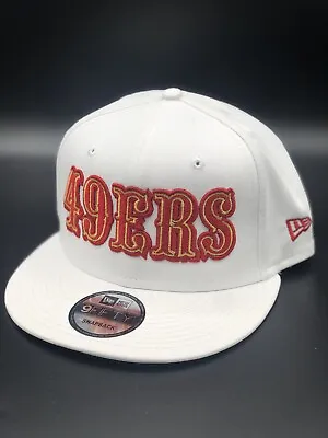 New Era San Francisco 49ers Rare Vintage Logo Snap Back Hat Cap • $59.99