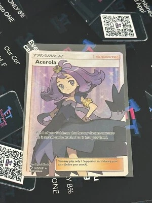 £35.10 • Buy Pokémon Sun & Moon Burning Shadows Acerola Trainer 142/147 Mint/NM Nintendo TCG