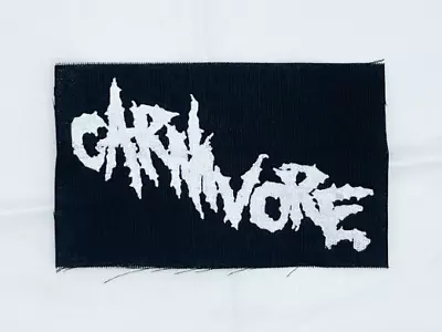 Carnivore Heavy Metal Denim Patch DIY Band Punk Vest Type O Negative Manowar • $4