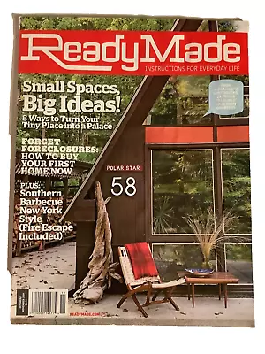 ReadyMade Magazine BBQ HOME PALACE October / November Issue Ephemera 2009 2000s • $10