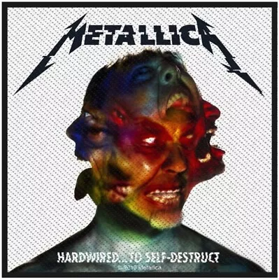 Metallica Hardwired To Self Destruct Sew-on Cloth Patch 100mm X 100mm (rz) • £4.25