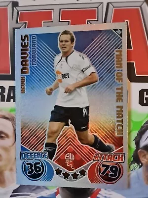 Match Attax 10/11 Man Of The Match Kevin Davies • £1.50