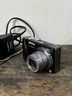 Panasonic Digital Camera Lumix DMC-TZ20 14.1MP Black  Tested Working • £63.26