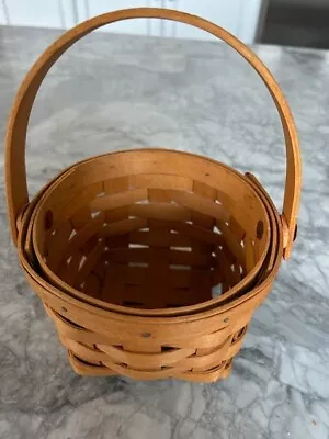 Longaberger Basket  4 1/2  X 5 1/2  • $22