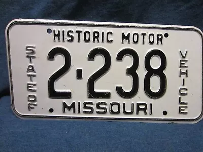 Missouri  Historic Motor Vehicle License Plate • $41