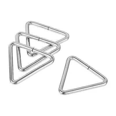 Metal Triangle Ring Buckle 2 (50mm) Inner Width For Strap Craft DIY 4pcs • $11.14