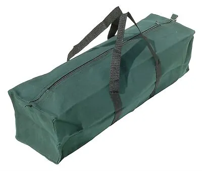 Canvas Tool Bag 24  610mm Green Water Resistant Heavy Duty With Zip And Handles • £4.99