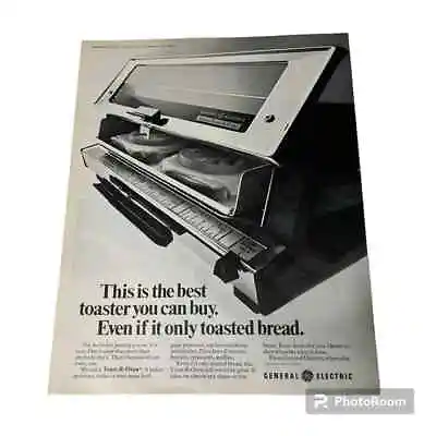 1970 General Electric Toast R Oven Original Vintage Print Ad • $9.99