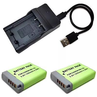 Battery / USB Charger For NB-13L Canon PowerShot G1 X Mark III G7 X Mark III New • $19.98