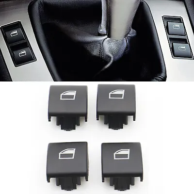 4PCS For BMW E46 Window Switch Button Cap 323i 325i 330i M3 328i 323ci 325ci • $10.49