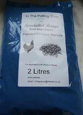 £3.75 • Buy Chicken Manure Pelleted 2 Litres